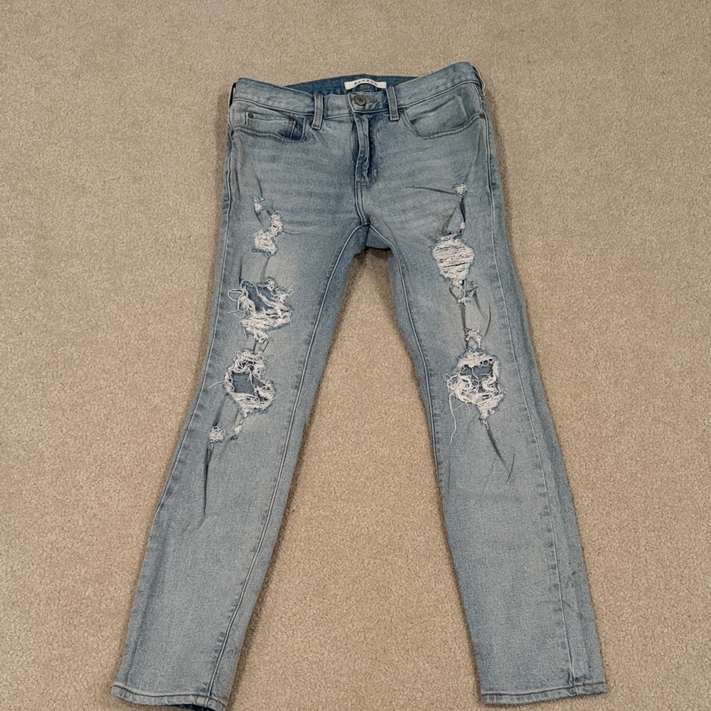 PacSun Light Blue Distressed Skinny Jeans
